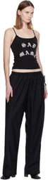 WILLY CHAVARRIA Black Ruff Rider Track Pants