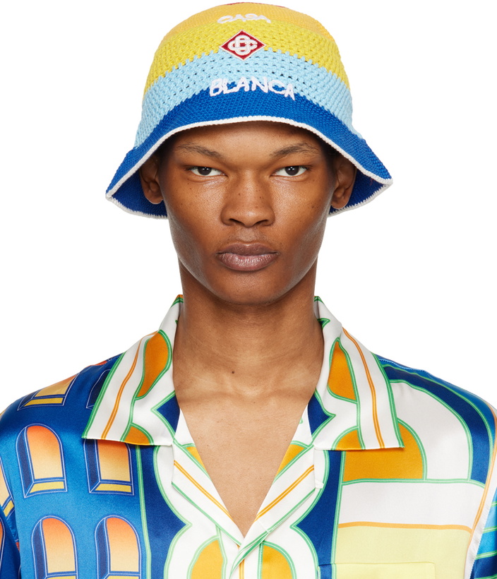 Photo: Casablanca Multicolor Striped Bucket Hat