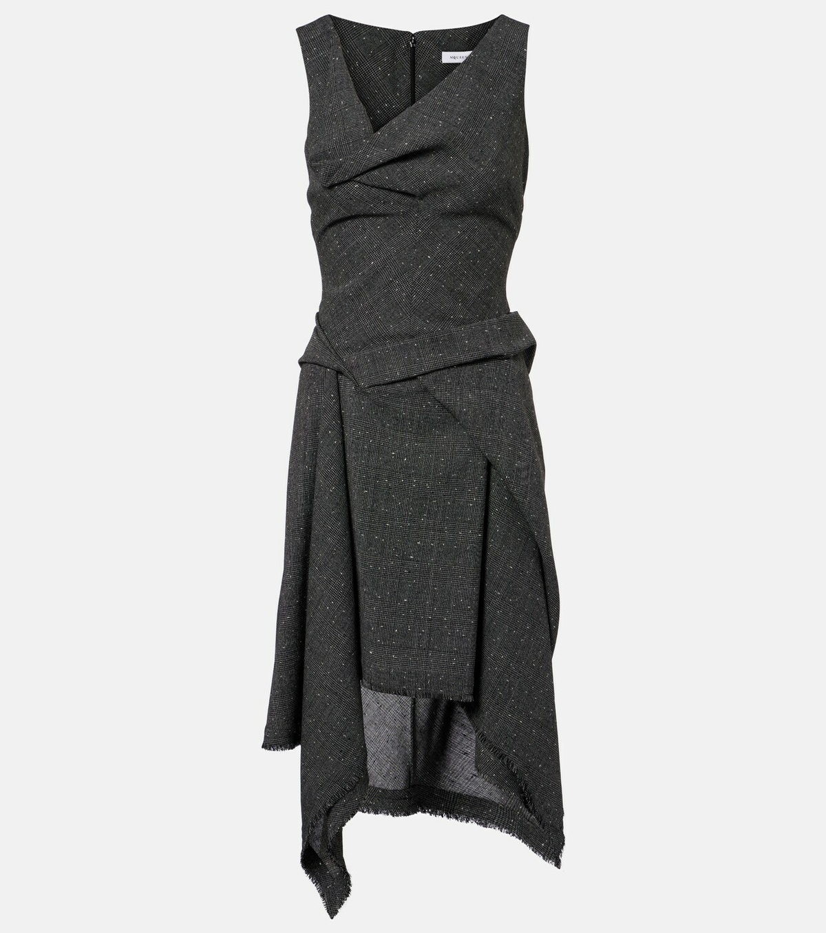 McQueen Wool midi dress