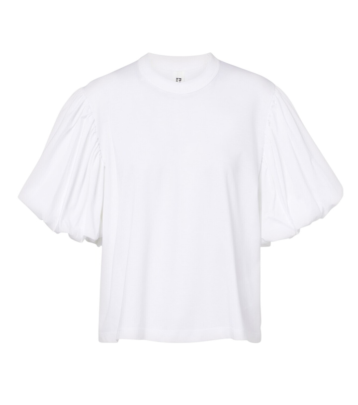 Photo: Noir Kei Ninomiya Puff-sleeve cotton jersey T-shirt
