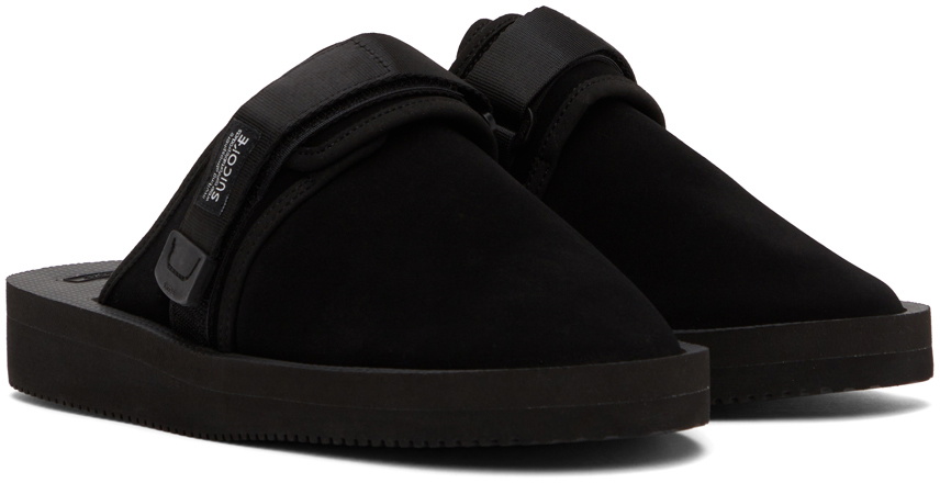 Suicoke Black ZAVO-VS Slippers Suicoke