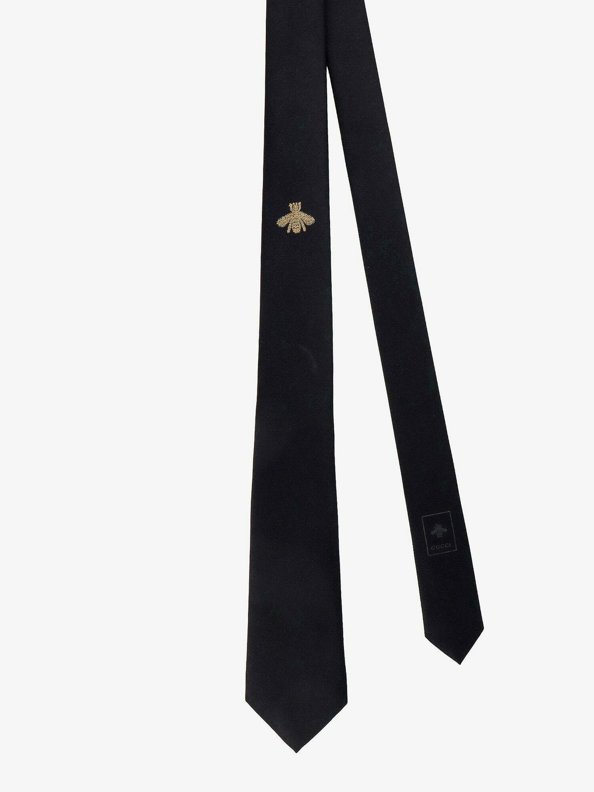 Gucci Tie Black Mens Gucci