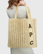 A.P.C. JUNE TOTE BAG Brown Mens Tote & Shopping Bag