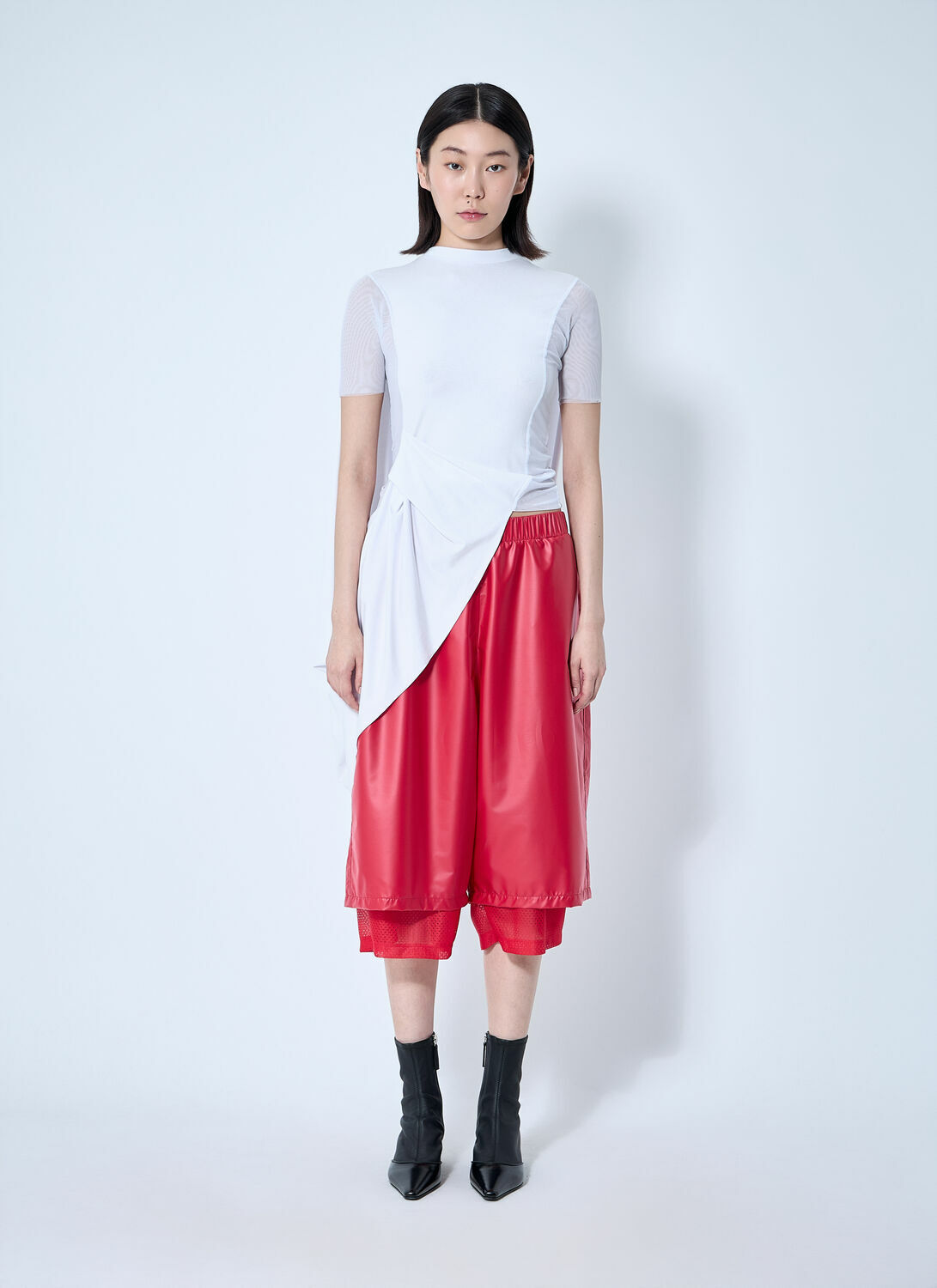 Sia Arnika Draped Mesh Top