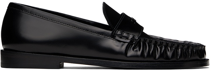Photo: Staud Black Loulou Loafers