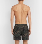 Valentino - Short-Length Camouflage-Print Shell Swim Shorts - Green