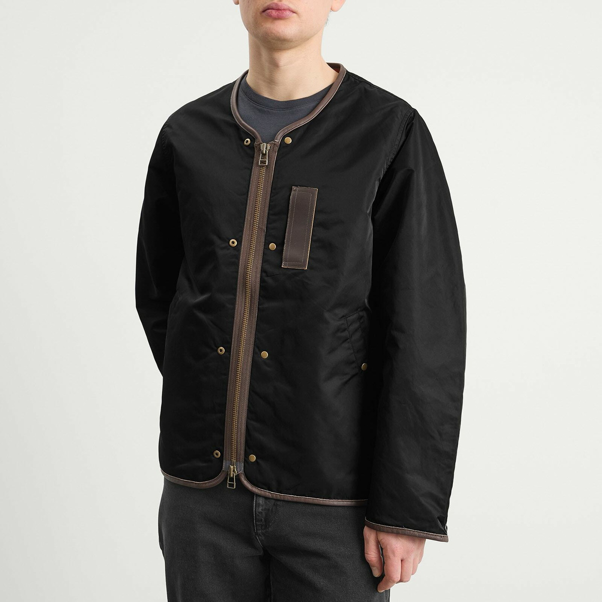 FrizmWORKS Men's Reversible MA-1 Liner Jacket in Black FrizmWORKS