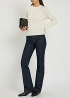 Veronica Beard Pippen Brushed Cashmere Jumper Ivory