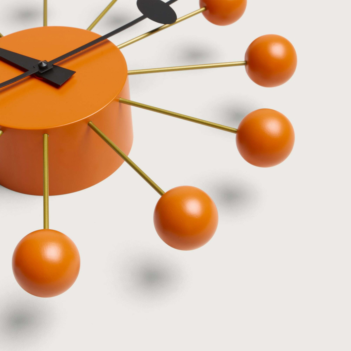 Vitra George Nelson Ball Wall Clock in Orange