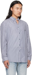 Ksubi Navy & White KSignature LS Shirt