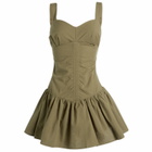 Peachy Den Women's Dylan Romper Dress in Leaf