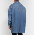 Maison Margiela - Oversized Padded Denim Overshirt - Blue