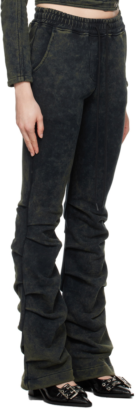OPEN YY Navy Draped Sweatpants