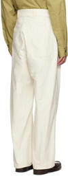MHL by Margaret Howell Off-White Firemans Trousers