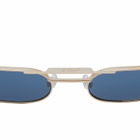 Off-White Sunglasses Women's Off-White Vaiden Sunglasses in Gold/Blue 