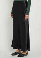 Gabriela Hearst Frei Silk Skirt Black