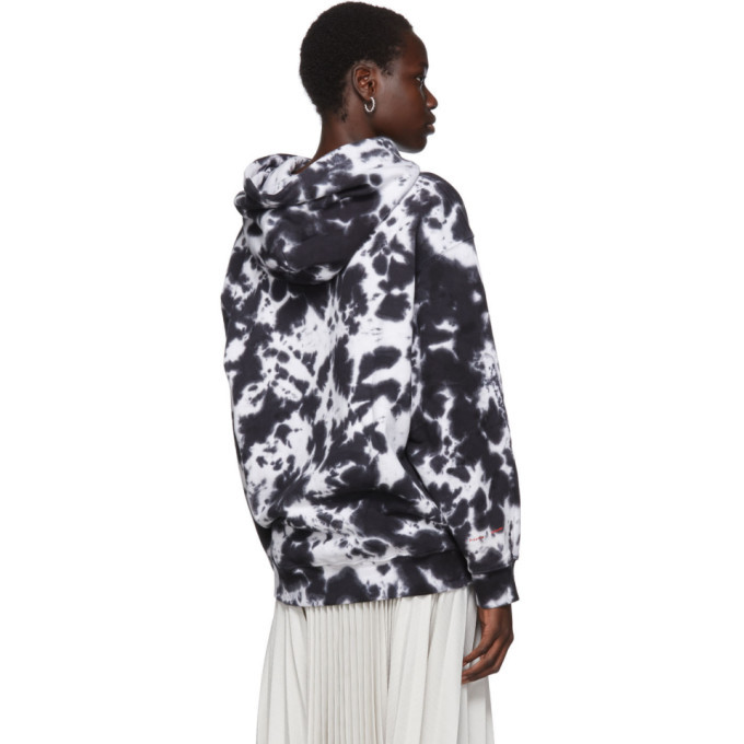 Proenza Schouler White and Black PSWL Ink Blotch Hoodie Proenza