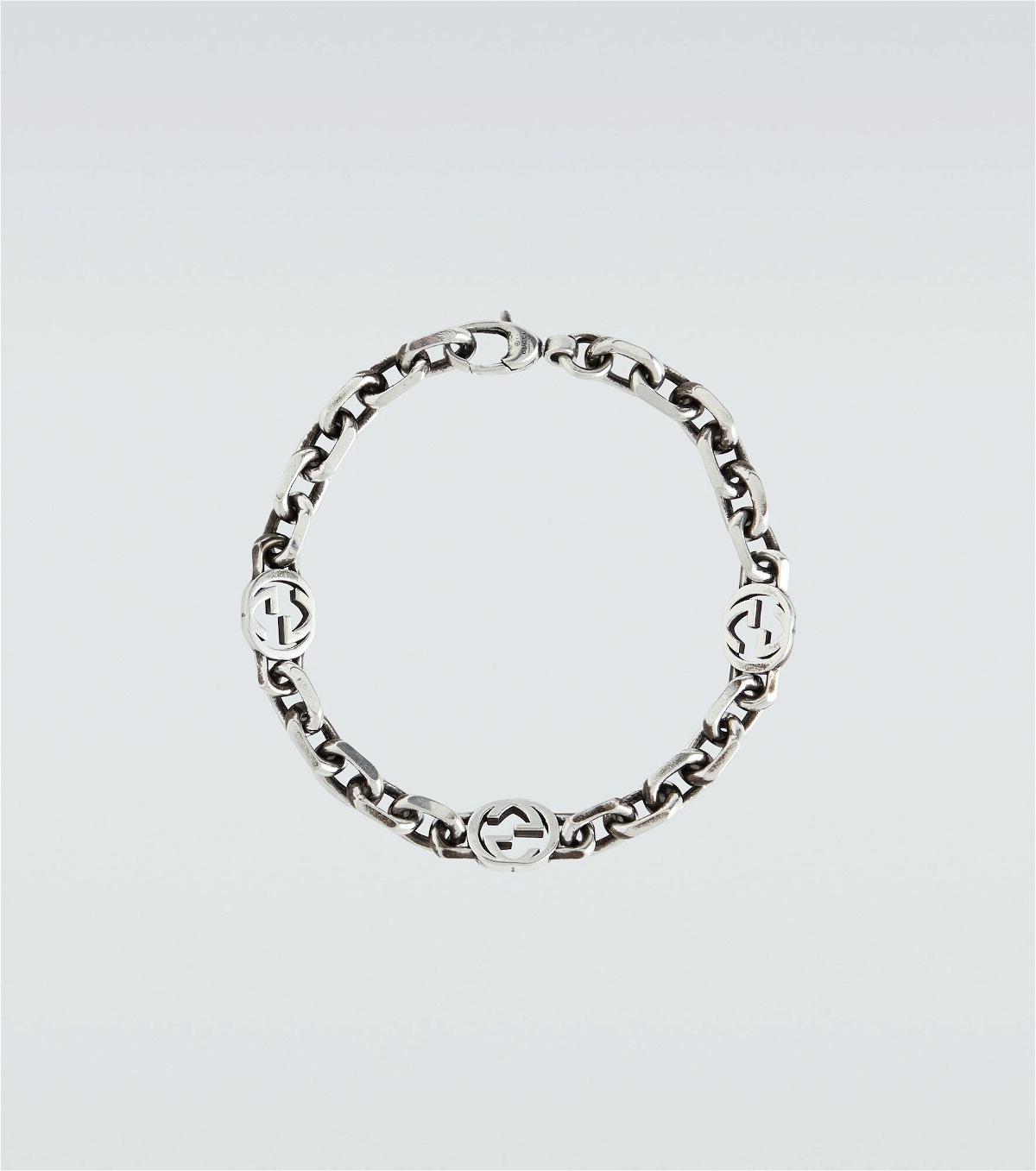 Gucci - Silver Interlocking G bracelet