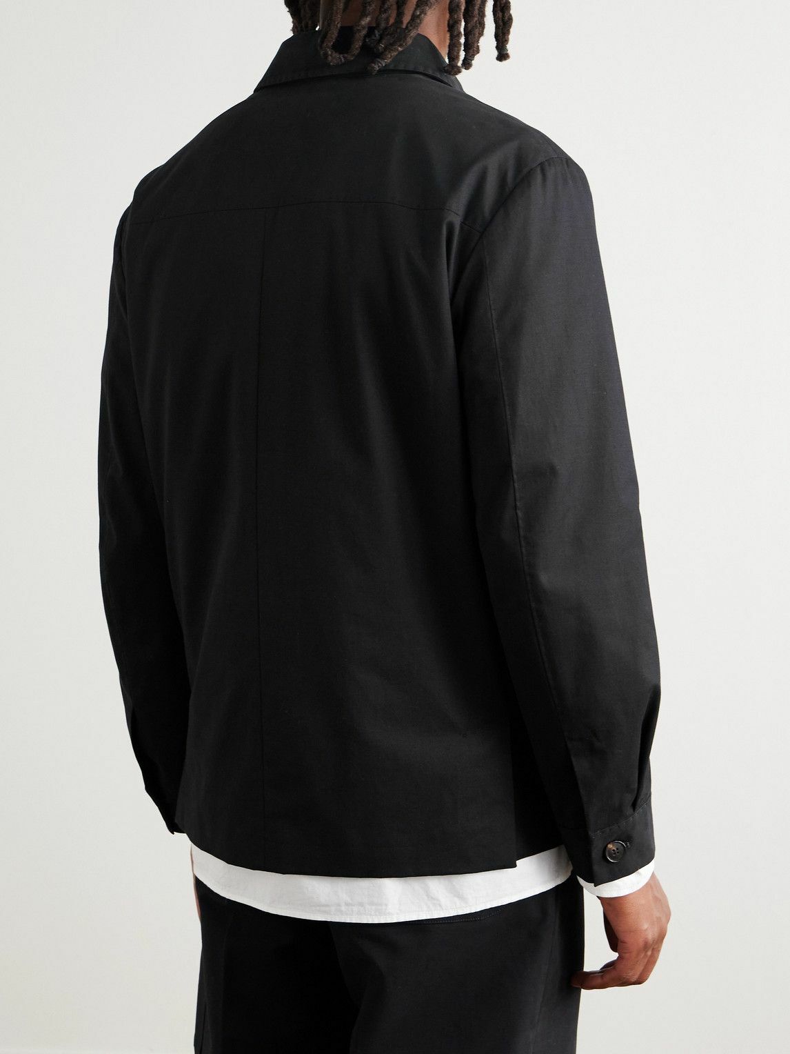 UMIT BENAN - Romeo Cotton-Blend Jacket - Black