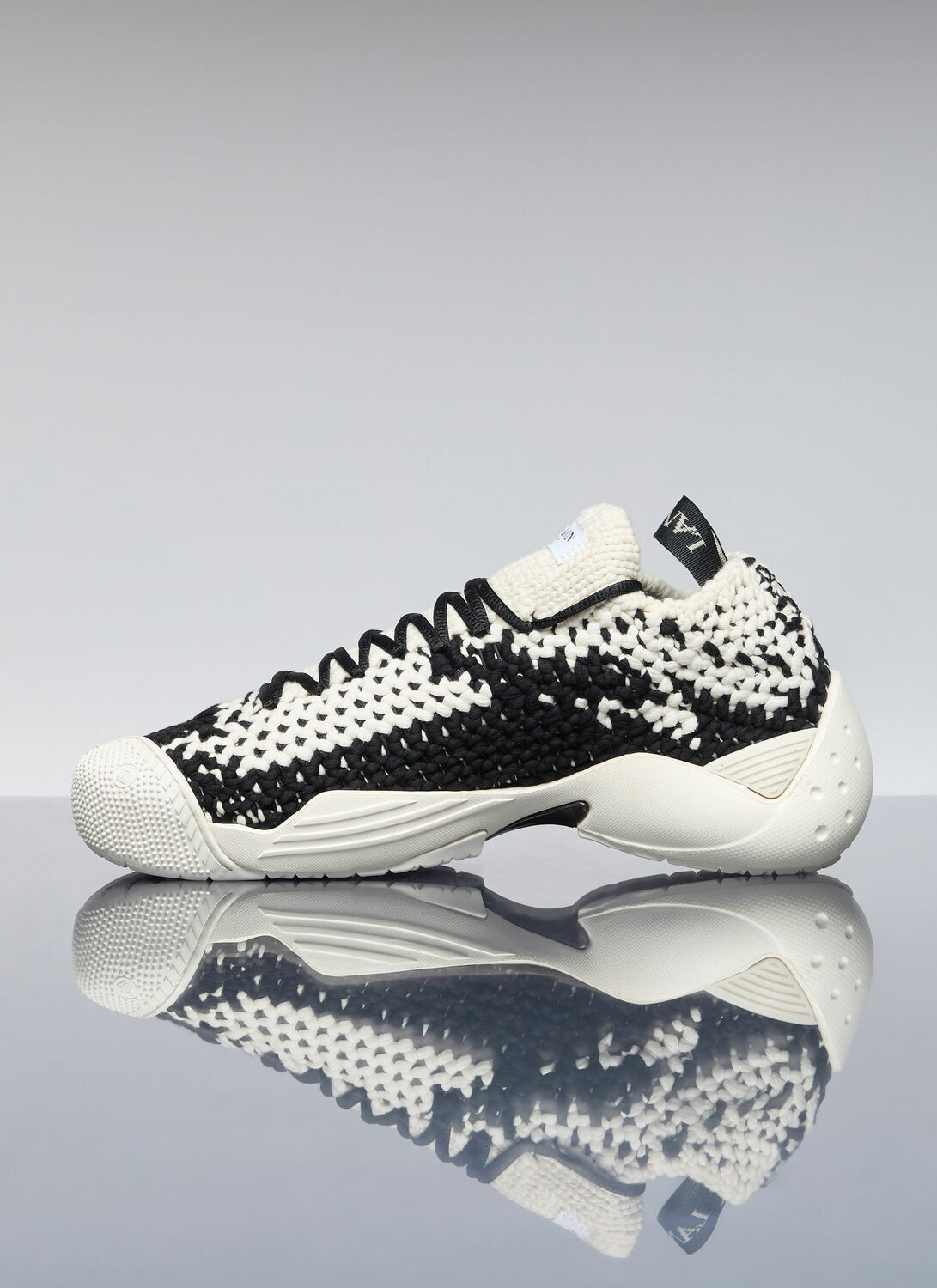 Lanvin Flash-Knit Sneakers