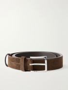 NN07 - 3cm Ever 90025 Suede Belt - Brown