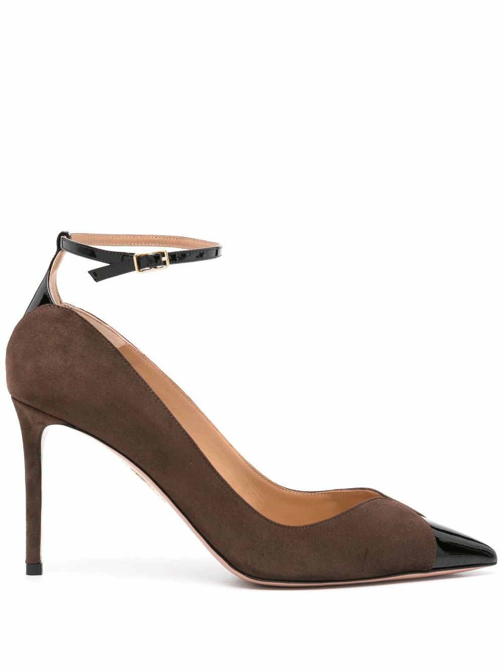 KIARA 40 MM PUMP IN BRONZE BROWN SUEDE