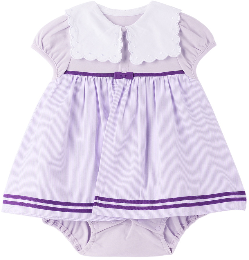 anna sui purple dress Anna Sui Smocked Cottage-core Purple Dress W/ Pockets Size 2