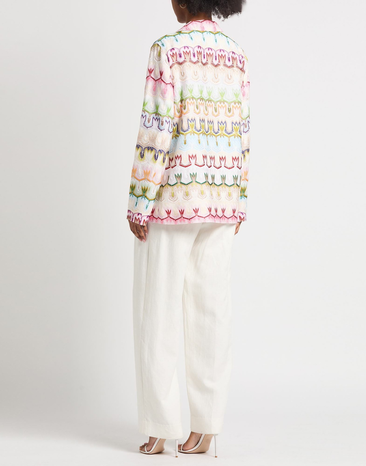 Missoni Womens Blazer Ivory