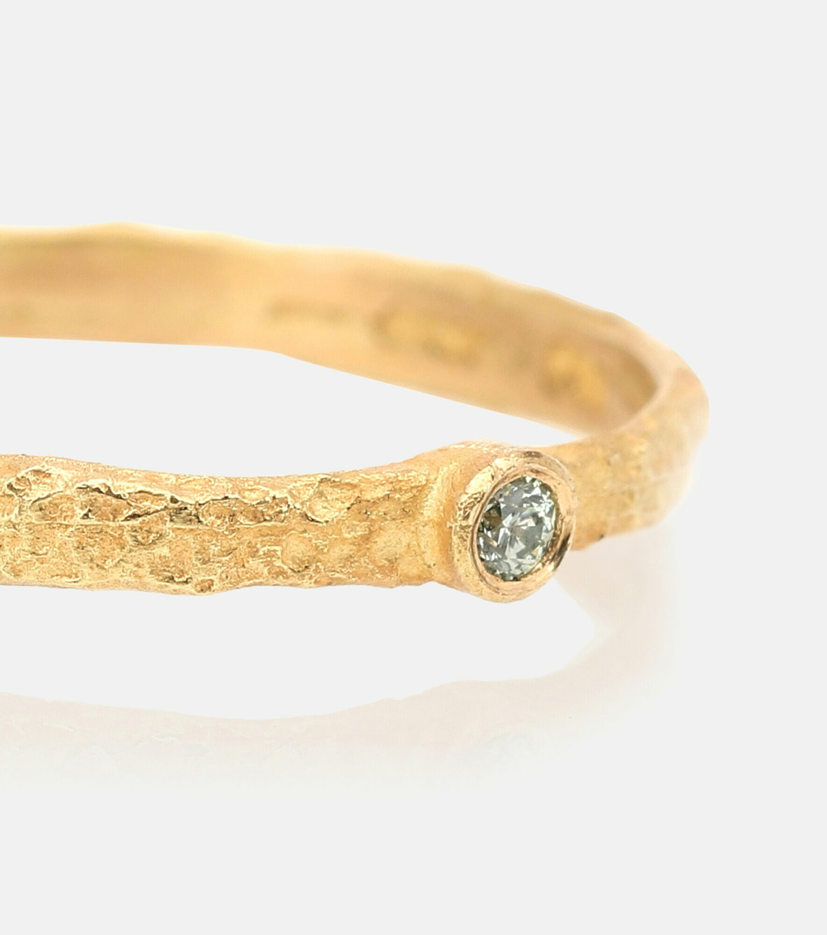 Elhanati - Roxy Love 18kt gold ring with green diamond