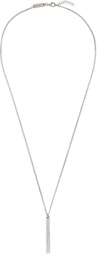 Maison Margiela Silver Logo Necklace