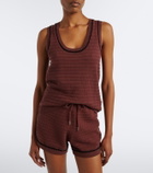 Varley Gideon pointelle cotton tank top