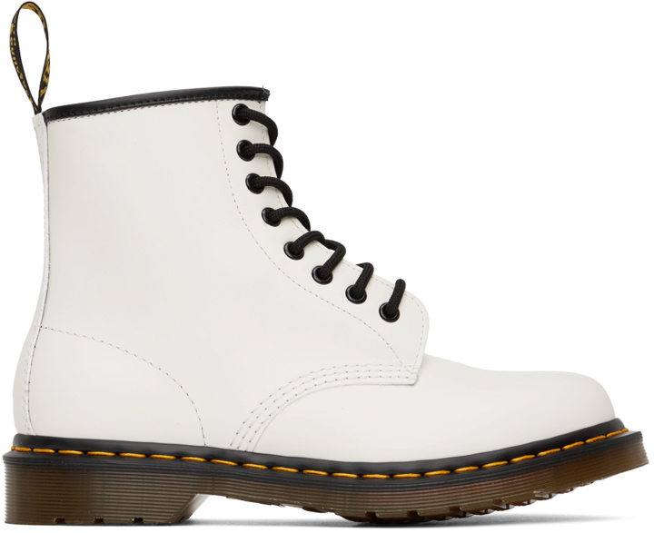 Photo: Dr. Martens White 1460 Ankle Boots