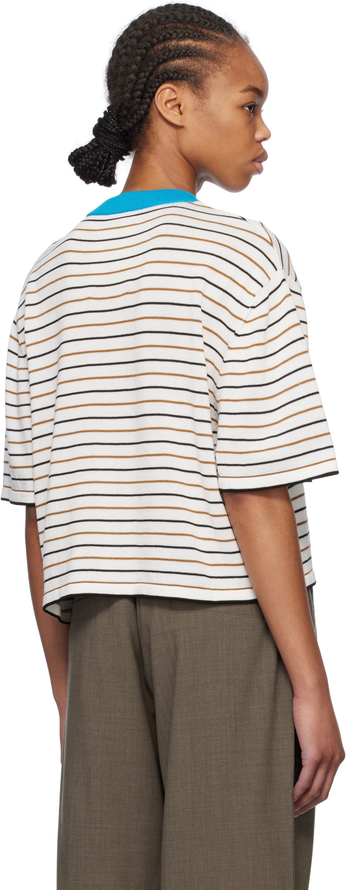 Cordera Multicolor Cotton Striped T-shirt