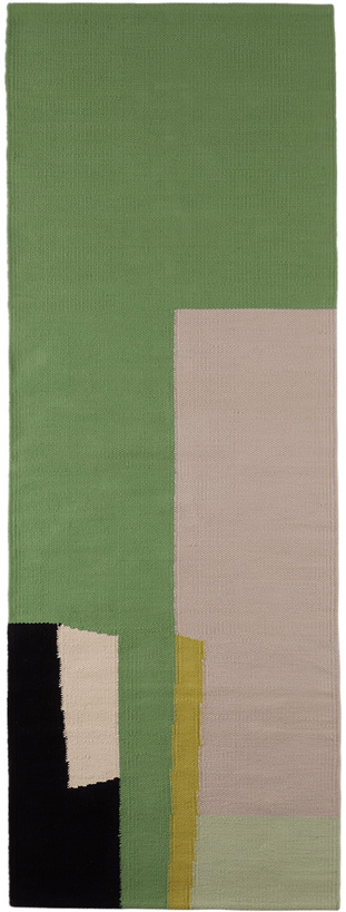 Photo: Cold Picnic Green 'The Earthworm' Runner Rug