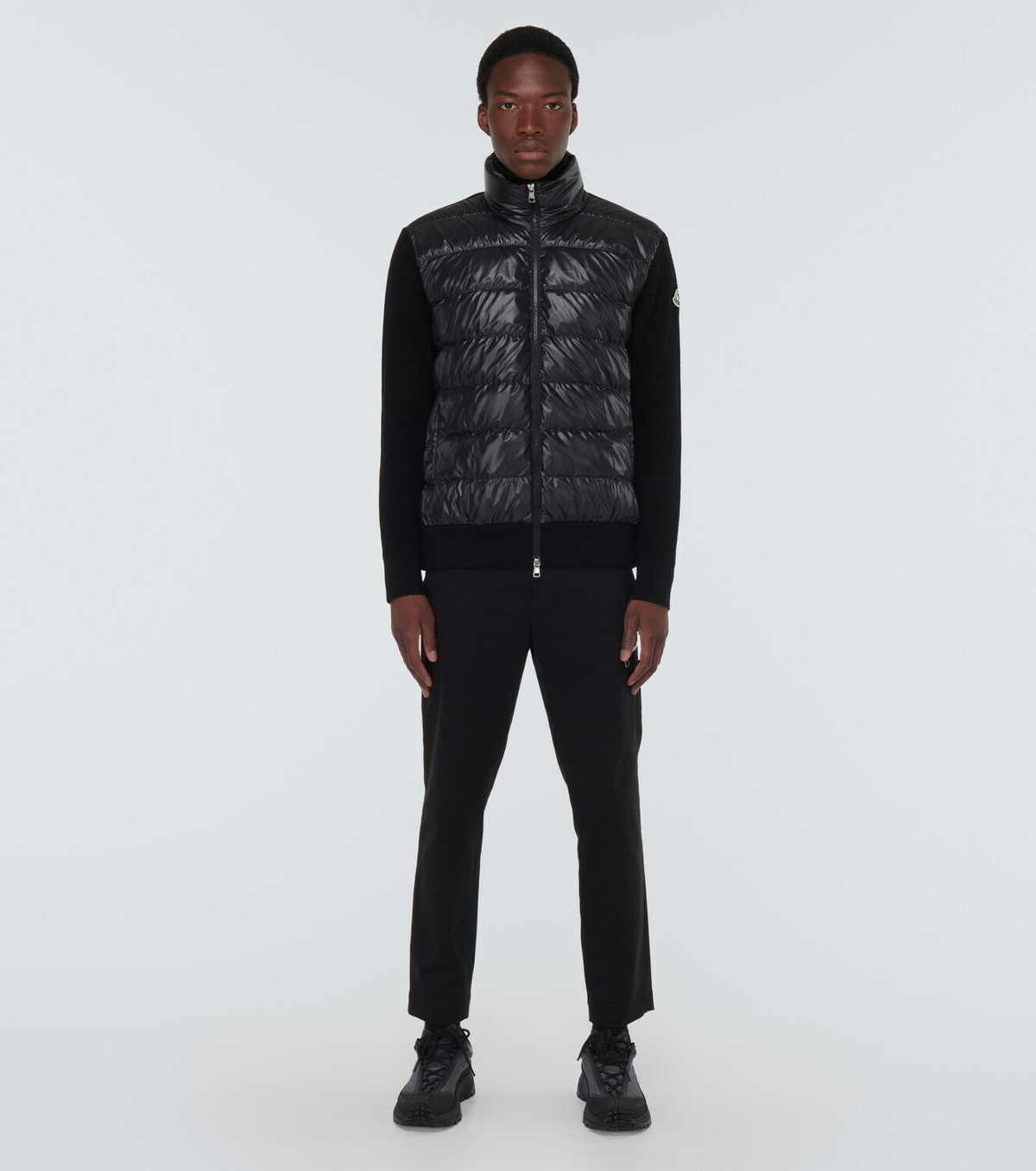 【送関込】MONCLER☆モンクレール Wool jacket Moncler Down-paneled wool jacket Moncler