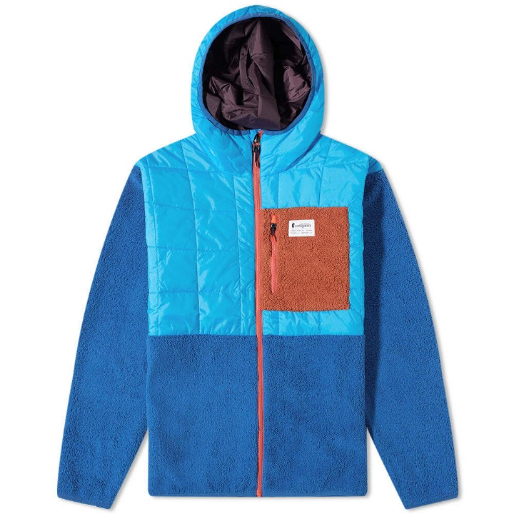 Photo: Cotopaxi Men's Trico Hybrid Jacket in Saltwater/Pacific