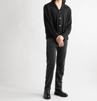 OUR LEGACY - Coach Camp-Collar Virgin Wool-Blend Shirt - Black