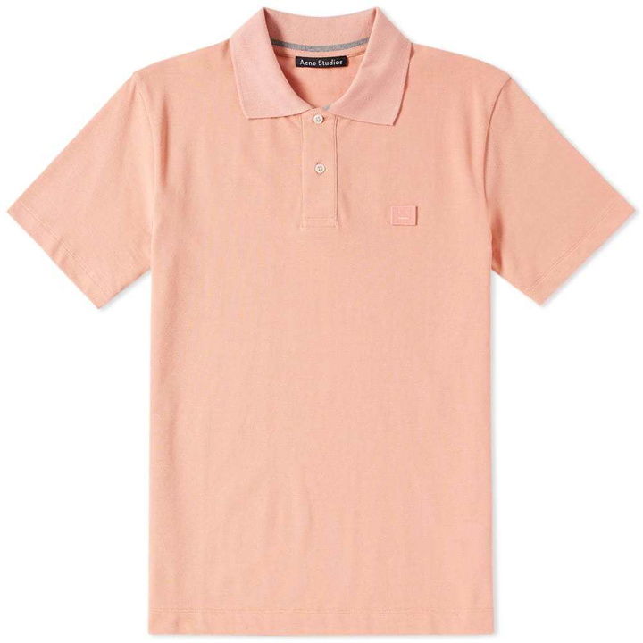 Photo: Acne Studios Newark Face Polo Pink