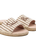 MC2 Saint Barth Woman Espadrillas Mules Luz With Saint Barth Embroidery