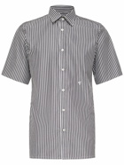 MAISON MARGIELA - Striped Cotton Short Sleeved Shirt