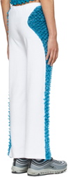 Chet Lo Blue & White The Ray Lounge Pants