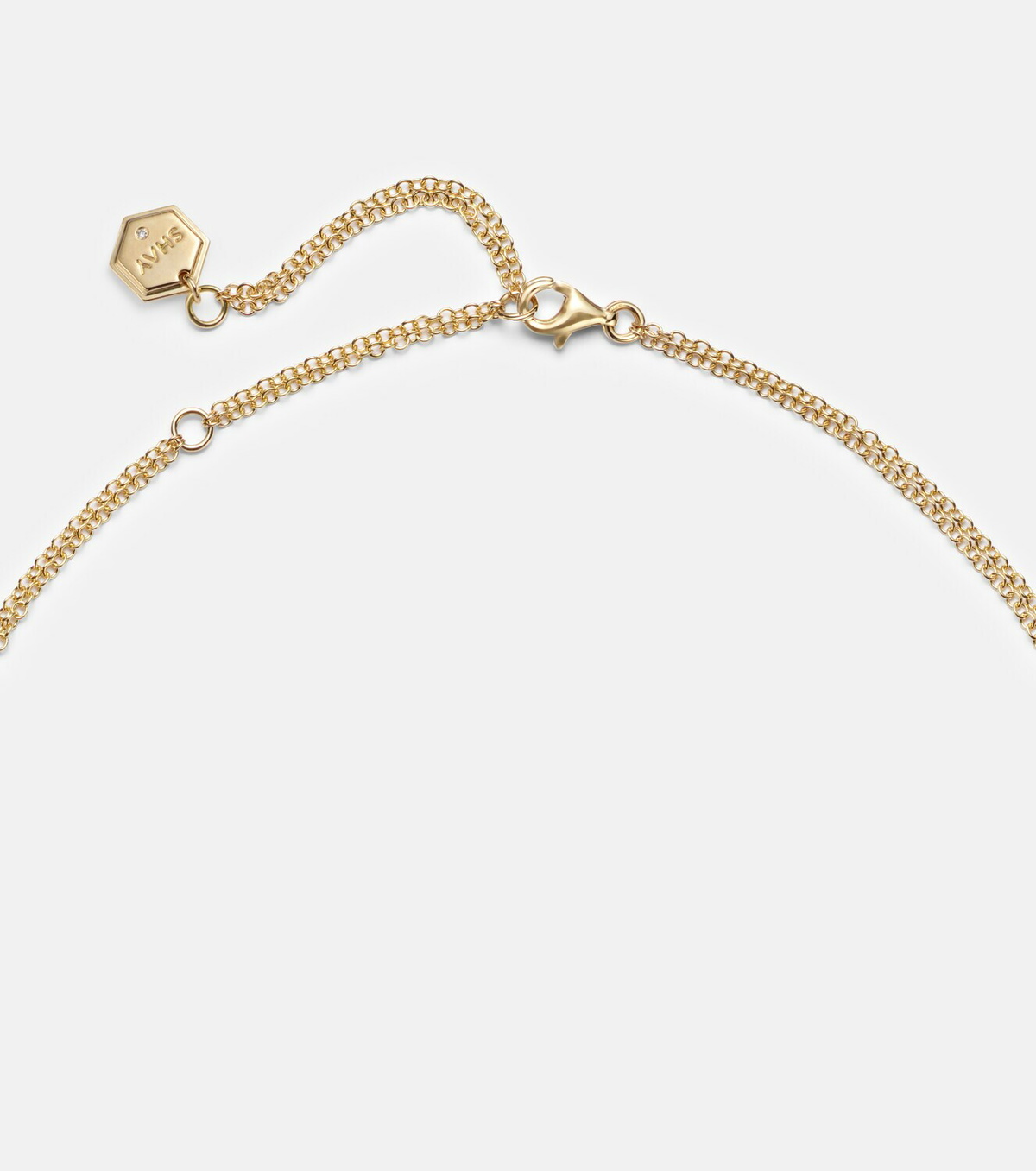 Shay Jewelry Orbit Lariat 18kt gold necklace with diamonds