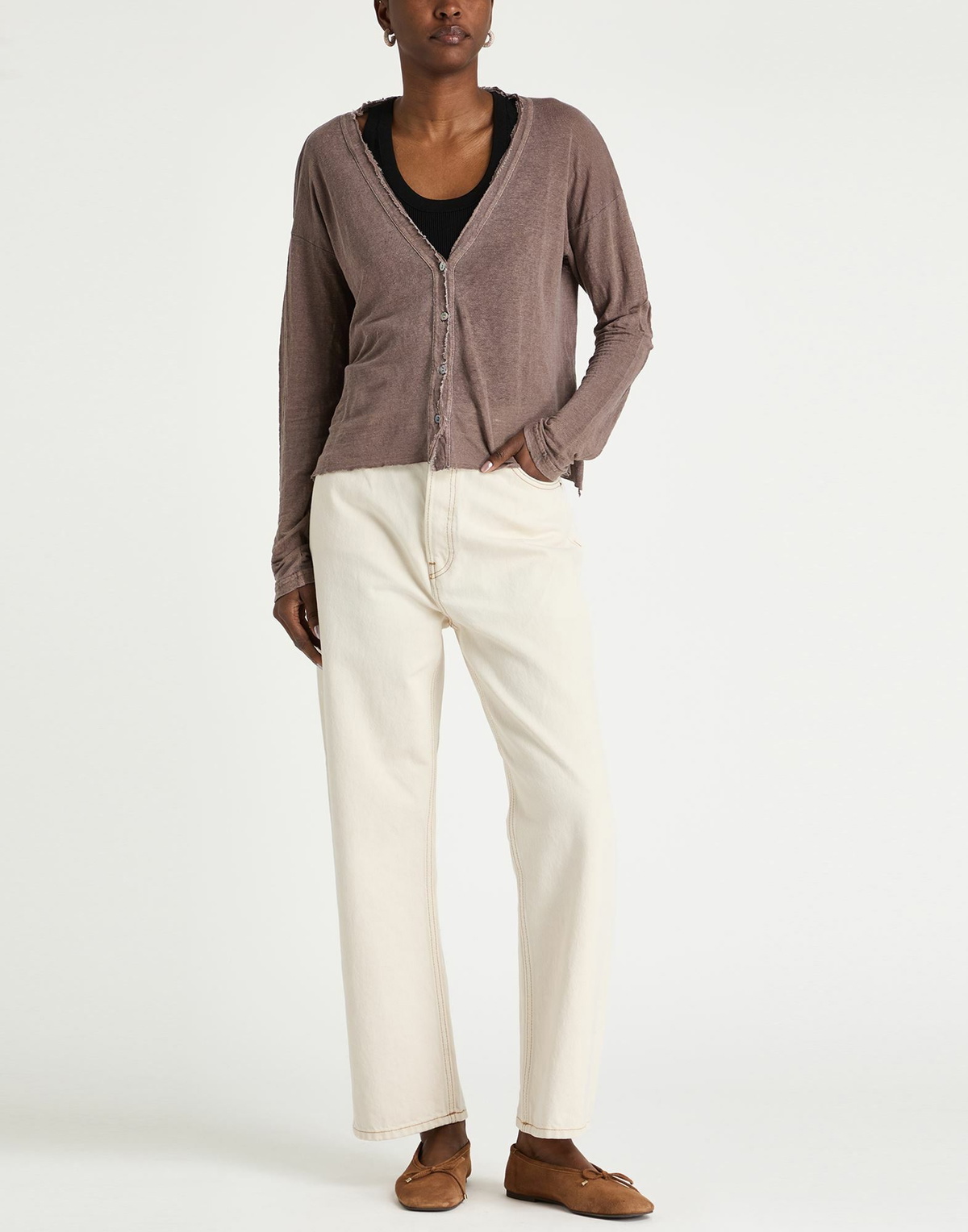 Crossley Womens Cardigan Light brown