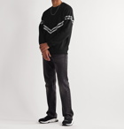 Givenchy - Logo-Print Loopback Cotton-Jersey Sweatshirt - Black