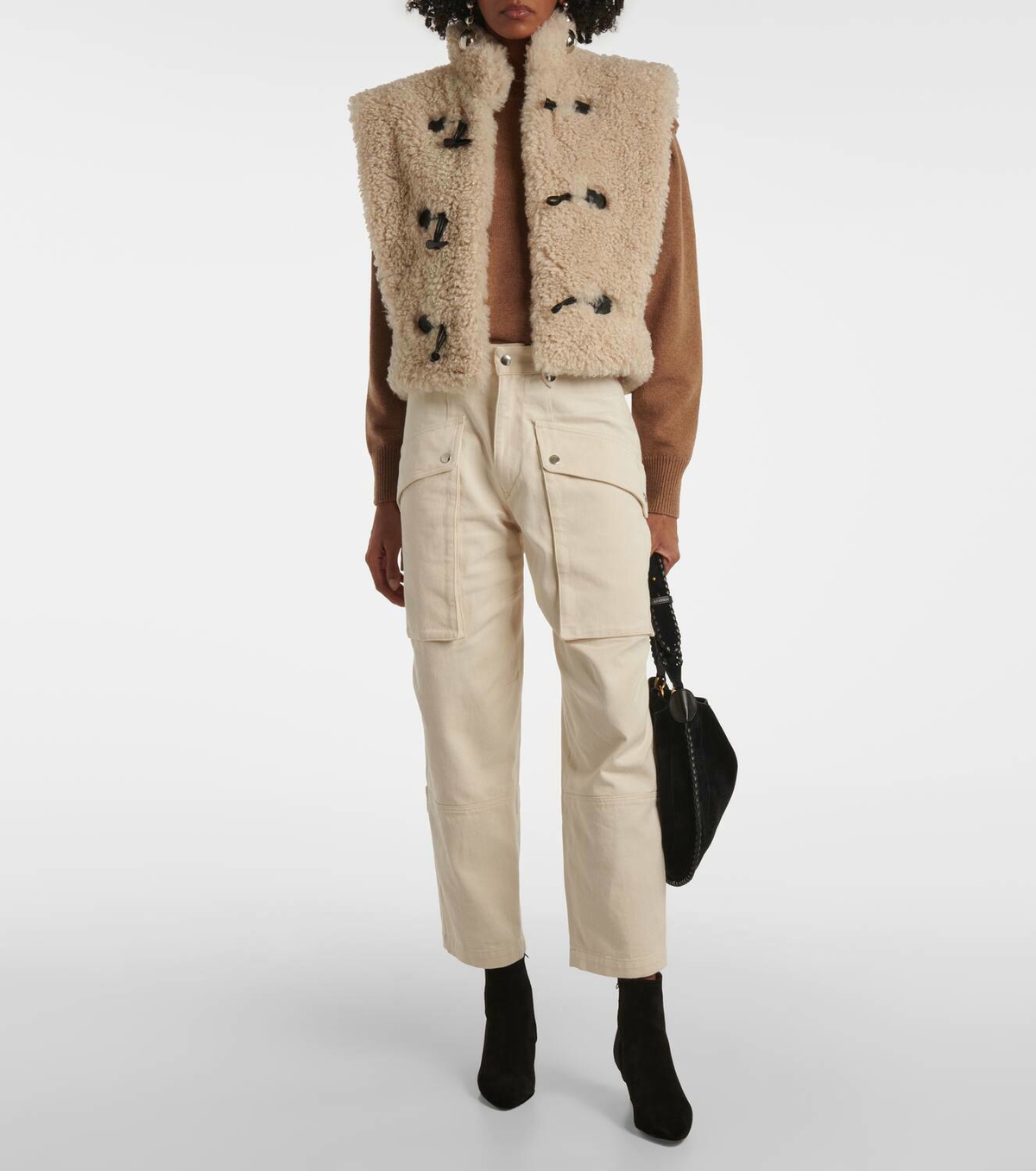 ★ISABEL MARANT ETOILE★ブークレ風フェイクファーベスト Alisa Isabel Marant Étoile Alisa Vest | Shopbop