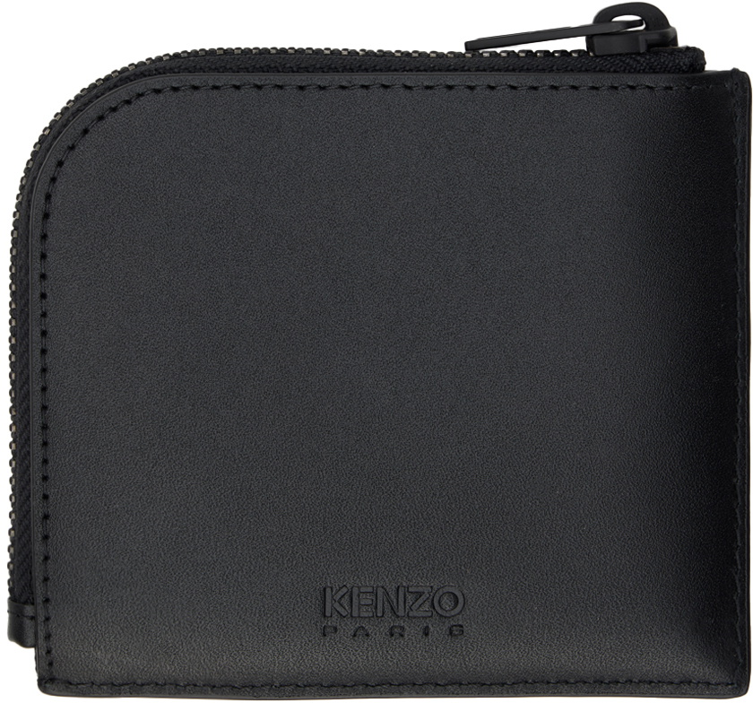 Kenzo Black Kenzo Paris Leather Wallet Kenzo