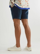 Orlebar Brown - Bulldog Straight-Leg Cotton-Blend Corduroy Shorts - Blue