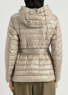 Herno Hooded Quilted Shell Jacket Cream