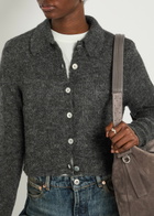Our Legacy Mazzy Alpaca-blend Cardigan Dark Grey