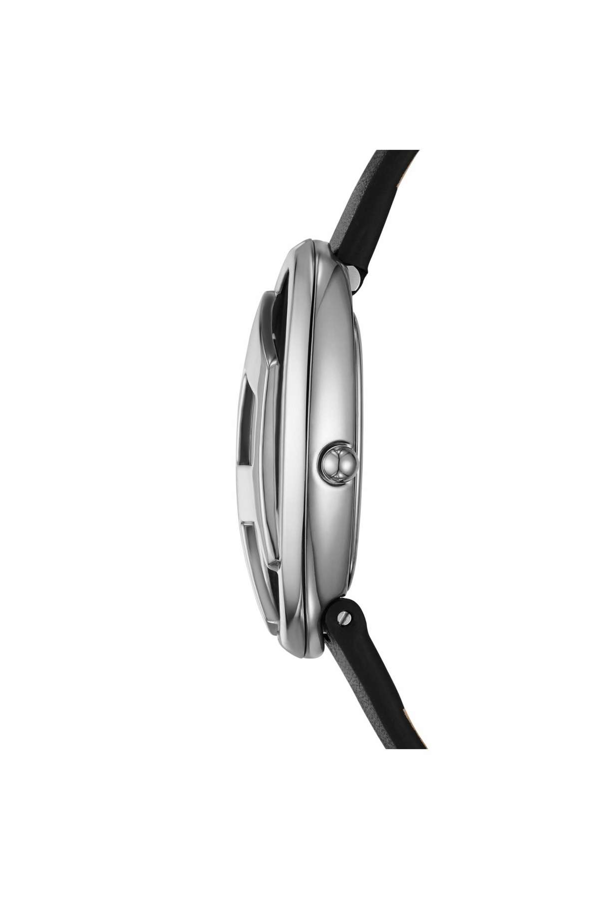 Diesel D-Era Two -Hand Black Leather Watch - Timeframes Womens in Black